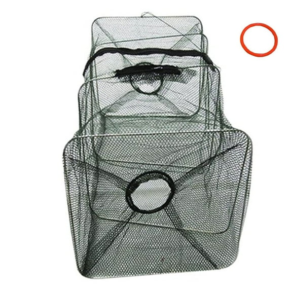 LIJCC Net Fish and Shrimp Pot Lobster Trap Crawdad Crab Net Fish Foldable Gear Prawn Crayfish Fishing Fishing
