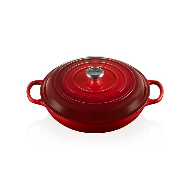 Olla Le Creuset de Hierro Fundido Esmaltado Signature 5L Cerise