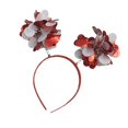 thumbnail image 4 of BELOVING Valentine's Day Hairband Adorable for Masquerade Halloween Stage Performance White Red, 4 of 9