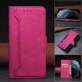 thumbnail image 1 of TECH CIRCLE PU Leather Wallet Case for Samsung Galaxy A52 with Card Slots  Kickstand Money Pocket Shockproof Protective Cover For Samsung Galaxy A52,Winered, 1 of 6