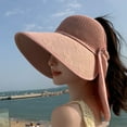 thumbnail image 4 of Yoyauz Ladies' Sun Hat Upf 50+Uv Protection Wide Brimmed Foldable Summer Beach Bucket Hat With Neck Flap, 4 of 5