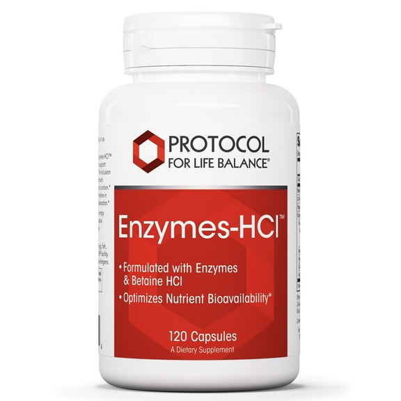 Protocol for Life Balance Enzymes-HCl - 120 Caps
