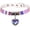 A:Pink color, variant on Rainbow Heart Collar Leather Choker for Women Adjustable Gothic Punk Love Catwoman Necklace Heart Choker Valentine's Day Gift Rave Costume Accessories