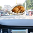 thumbnail image 2 of Car Angel Puppy Sleeping Car Trailer dentro del espejo retrovisor Penda decorativa Wmkox8yii fhajkh777, 2 of 6