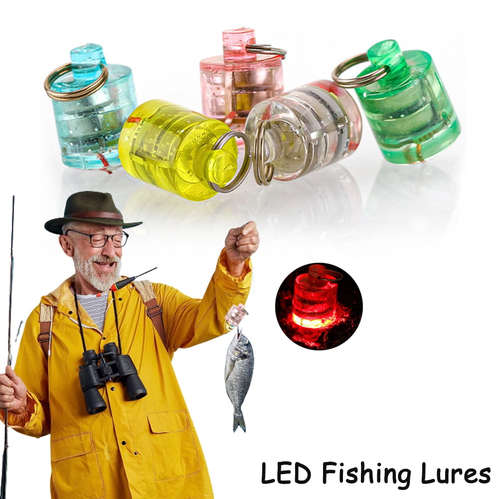 UDIYO LED Fishing Lures, Deep Drop Fishing Lights LED Fishing Spoons