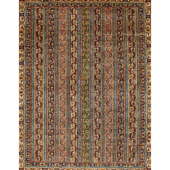 Ahgly Company Machine Washable Indoor Rectangle Abstract Vermilion Red Area Rugs, 2' x 4'