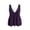 Purple, variant on Moxiu Womens Tank Tops 2026 Flowy Peplum Summer V Neck Babydoll Tank Top Tie Back Open Back Beach Vacation Sleeveless Tunic White,M