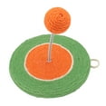 thumbnail image 1 of Juguete Rascador Para Gatos, Divertido, Interactivo, Resistente A Mordeduras, Garras, Tablero Rascador Para Gatos De Sisal Con Bola De Sisal Para Interiores, 1 of 7