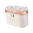 thumbnail image 4 of Caja de almacenamiento multiusos, organizador de juguetes para niños duradero con tapa y asa, portátil Rosa, 4 of 9