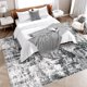 thumbnail image 3 of Alfombra MXSANYOO, 183 x 274 cm, lavable, antideslizante, negro y gris, 3 of 8