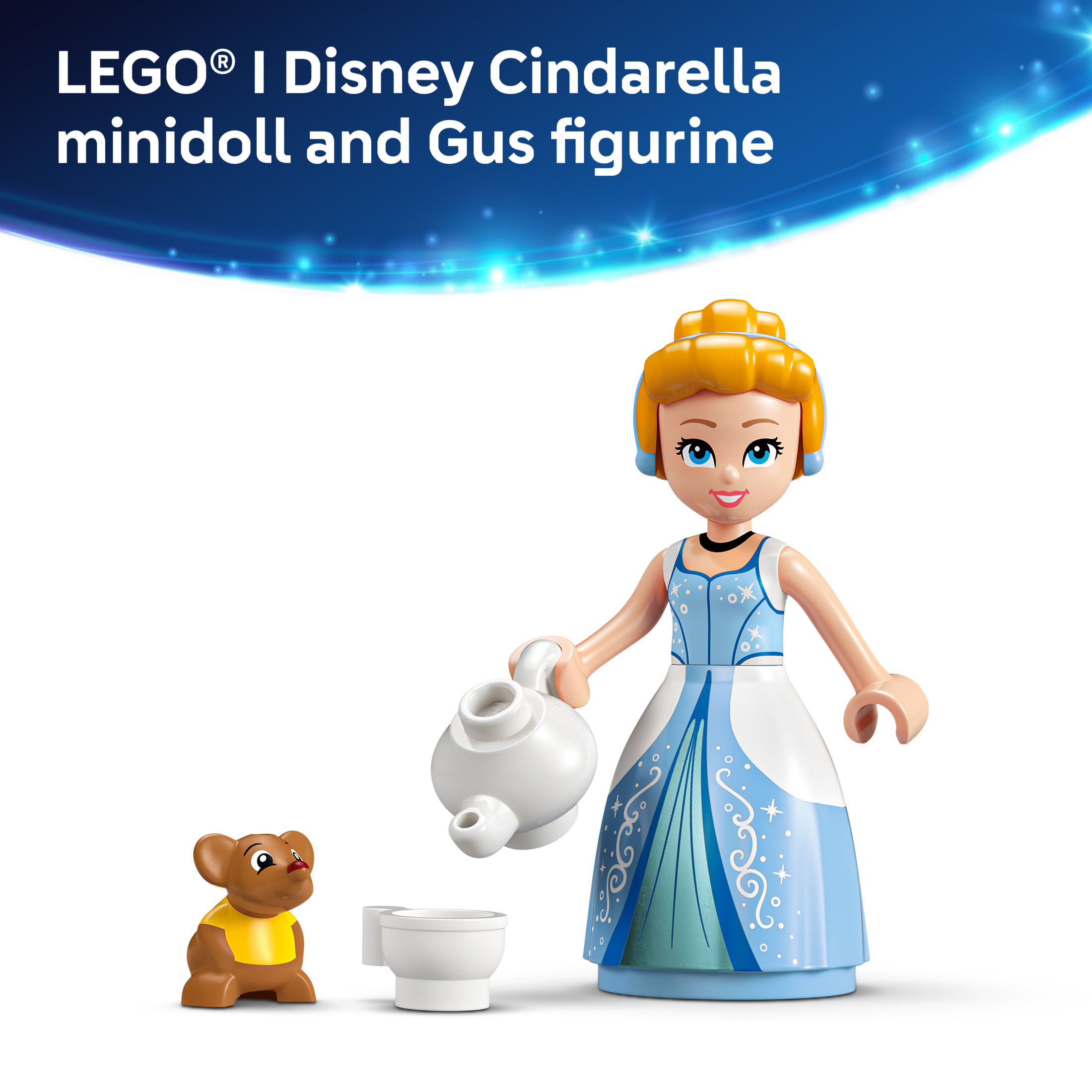 LEGO Disney Princess Vestido de Cenicienta Juguete para Niños con Minimuñeca - Juguete de Construcción Divertido para Niñas y Niños de 9 Años en Adelante - Idea de Regalo Disney para Fans y Amantes de la Moda - 43266 7