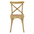 thumbnail image 5 of Modway Gear 18.5" Elm Wood and Rattan Dining Side Chair in Natural (Set of 2), 5 of 10