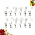 thumbnail image 3 of 12pcs Stainless Steel Clothes Drying Hanger Clips Multi-purpose Windproof Clothespin Wire Clips for Clothesline Utility, 3 of 8