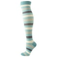 thumbnail image 1 of Bas de Compression en Nylon à Rayures pour Hommes et Femmes, Mode Décontractée, Évacuant l'Humidité, pour un Confort au Quotidien, 1 of 2