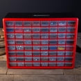 thumbnail image 4 of Organizador de almacenamiento Stalwart de plástico con 64 cajones, color rojo, 4 of 6
