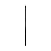 Boardwalk Fiberglass Broom Handle, Nylon Plastic Threaded End, 1" dia x 60", Black, Each
