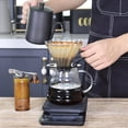 thumbnail image 2 of SOTECH Pour Over Coffee Maker Set, Coffee Kettle Scale, Pour Over Coffee Dripper, Bean Grinder, Glass Server, Drip Cup, Filter Paper, All in 1, Trave, 2 of 7