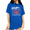 Blue, variant on Women's Worn Dark Vintage Coastal Bow Crab Crabby Beach Ocean Creature Sketch Graphic Short Sleeve T-Shirts Green Tops