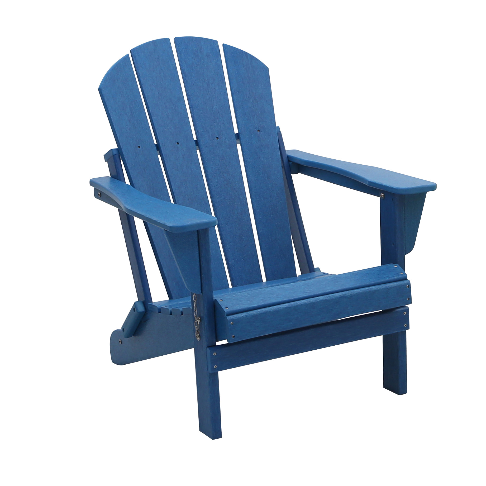 Westin Outdoor Poly Folding Adirondack Chair For Backyard Porch Patio 
