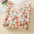 thumbnail image 4 of Womens Boho Floral Print Maxi Dress Summer Short Sleeve Crewneck Casual Loose Long Dresses, 4 of 6