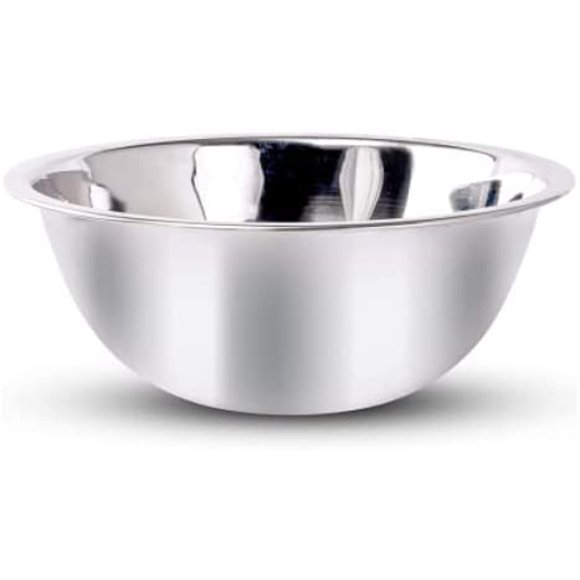Heavy Duty Stainless Steel Large Mixing Bowl/Dish, (Approx. 28cm, 4L), for Kitchen, Serving Bowl