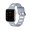 Calm Blue, variant on Waloo Silicone Link Looped Silicone Band for Apple Watch 40/41/42mm - Black