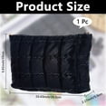 thumbnail image 2 of Black Puffer Makeup Bag for Women Puffy Quilted PU Leather Cosmetic Case Pouch Checkered Solid Toiletry Organizer Zipper Bags Small, 2 of 9