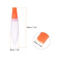 thumbnail image 2 of 2uds Silicona Aceite Botella Cepillo, Prensado Calor-Resistente Punta Cola Cocina Hilvanado Aceite Herramienta para Barbacoa Cocinar Hornear, Naranja, 2 of 7