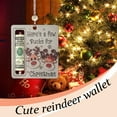 thumbnail image 4 of Christmas Money Holders for Cash, Custom Cute Money Holder Christmas Ornament, Reindeer Money Holder Christmas Gifts,Christmas Gifts for Kids,2024 Christmas Ornament,Reindeer Money Gift Holder, 4 of 5