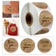 thumbnail image 5 of 500 pegatinas Kraft caseras de agradecimiento, etiquetas de papel para sellar., 5 of 9