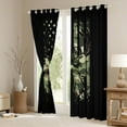 thumbnail image 3 of Homewish Kids Camouflage Bow-tie Blackout Curtains Set of 2 (52x84 Each), Stripes Stars Flag Window Curtains, Rustic Farmhouse Curtains and Drapes, Black Out Curtains Decor, 3 of 6
