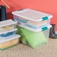 thumbnail image 4 of Sterilite 32 Quart Clear Stackable Latching Storage Box Containers, 30 Pack, 4 of 10