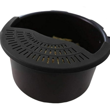 

Pasta Strainer Silicone Strainer Attaches to Pot - Kitchen Food Draining Tool for Spaghetti Pasta & Ground Beef Grease Space Saving Tool