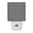 Black, variant on Black and Beige Checkered LED Night Light, Classical Charcoal Gingham Plaid Night Lights plug into Wall with Smart Sensor Dusk to Dawn Sensor for Nursery Bedroom 2.95x4.5in