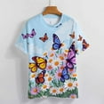 thumbnail image 4 of Daisy T Shirts Basic T-Shirt Short Sleeve Ladies Tee Shirt Summer Graphic Clothing, 4 of 5