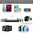 thumbnail image 5 of Tablet Floor Stand, Adjustable Universal 360-degree Rotatable Metal Tablet Holder, Phone Stand for iPad/iPhoneX/iPad Pro or Other 4.7~12.9 Inch-Screen Devices (Black), 5 of 8