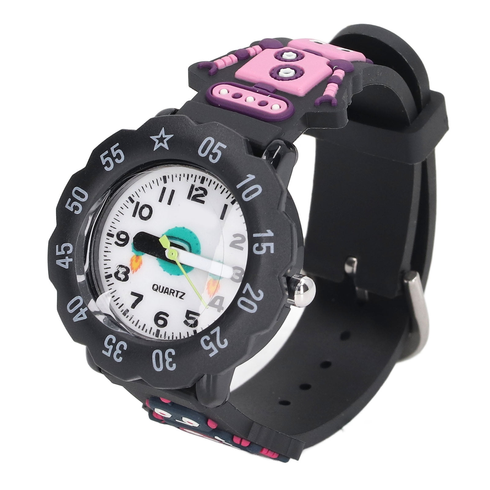 Kids Timer Watch Easy To Read Waterproof Kids Watch Educational Toy Boys Girls Gift for Over 3 Years Old