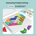 thumbnail image 5 of Logical Thinking Training Game, 60 Levels Progressive Puzzles, Hands On Brain Teaser, Children Educational STEM Toy, Problem Solving Skill Development, Tabletop Learning Activity, 5 of 9