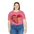 thumbnail image 4 of Grunge Heart Poetry Tee - Rebellious Anti-Valentines Day Tshirt, 4 of 5