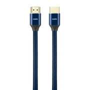 High Speed HDMI to HDMI M&M Cable with V2.1 48GBPS 8K 60 Hz Gold Plated 3FT Blue