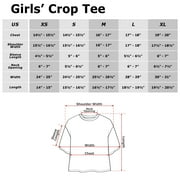 Netflix Girls Stranger Things Waffley Cute Graphic Cropped T-Shirt