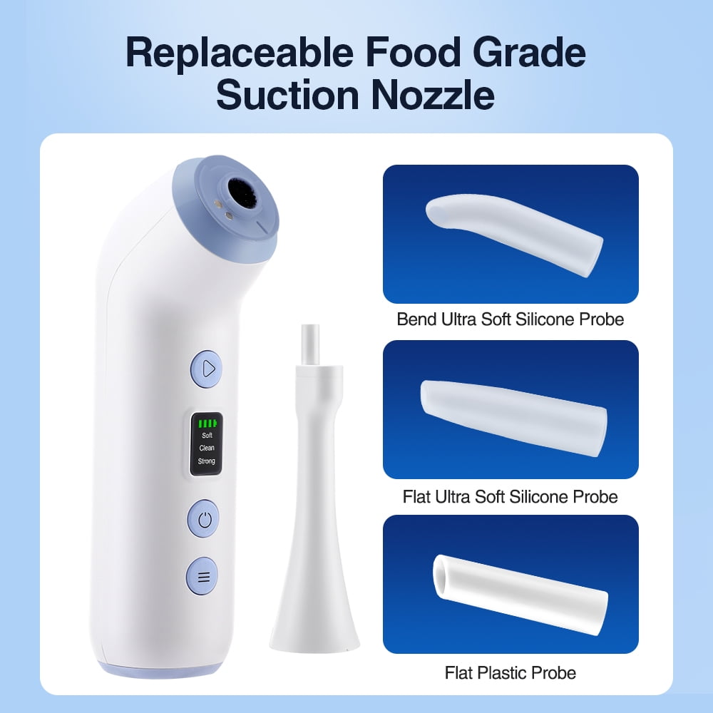 Tonsil Stone Remover with Camera, 3 Suction Modes Visual Tonsil Stone Removal Kit with 6 LED Light, 300K HD Irrigator with 3 nozzles, for iOS Android Home Oral Care