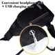 thumbnail image 5 of Bolso Bandolera Bordado de Moda, Mochila Impermeable de Gran Capacidad con Orificio para Datos, 5 of 6