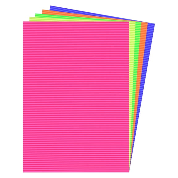 Uxcell Corrugated Cardboard Paper Sheets,Corrugated Paper Cardboard Inserts 11.8x8.5Inch/Mixed Color/5 Pcs