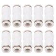 thumbnail image 1 of Connecteurs de Poussée Pneumatiques10pcs Raccord de Tuyau Raccord de Tuyau Raccord Rapide Raccord Droit Conception Next-Gen, 1 of 5