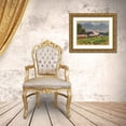 thumbnail image 3 of Calcasola, Stephen 32x25 Gold Ornate Wood Framed with Double Matting Museum Art Print Titled - Farm Buildings, 3 of 4