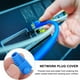 thumbnail image 3 of 100 protectores de conector Cat5/Cat6 RJ45 Ethernet de plástico, 3 of 8