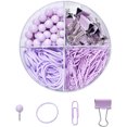 thumbnail image 4 of EeaseCA 1 Set of Office Paper Clips Decorative Thumb Tacks Multi-function Binder Clips Office Supplies, 4 of 7