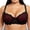 Red, variant on Women's Lace Underwire Push up Bras Plus Size Full Coverage T Shirt Bras Comfortable Everyday Bralettes Red 90E