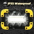 thumbnail image 3 of Rechargeable LED Work Light, 300Lumen Portable Inspection Lamp Magnetic Searchlight, 3 Lighting Modes, Waterproof Built-in Battery for Outdoor Camping Hiking Car Repairing, 3 of 8